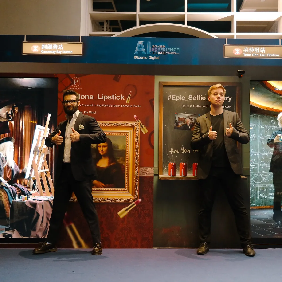 Launch day at the MTR — Causeway Bay × Tsim Sha Tsui