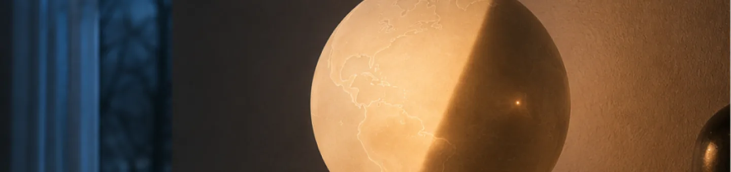 SOLARIS globe with a day / night terminator